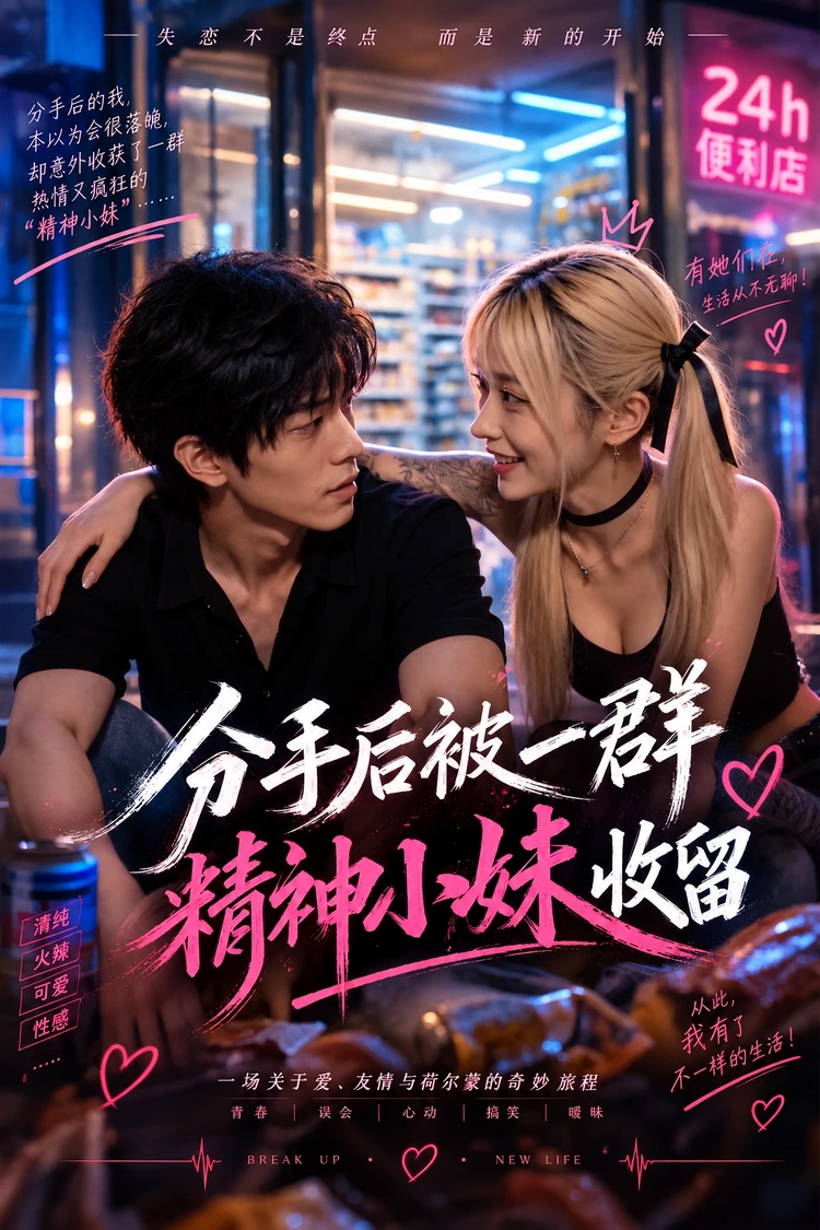 分手后被一群精神小妹收留