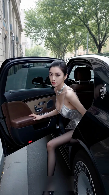 由 AI生成的女明星穿着黑丝礼服被人下药迷晕带到房间肆意玩弄