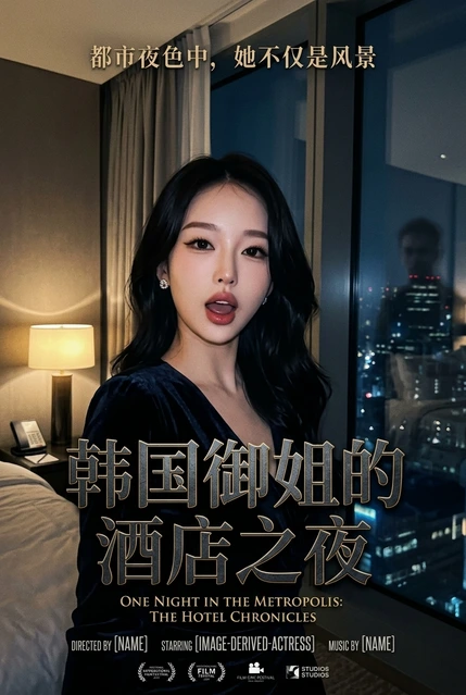 由 AI生成的韩国顶级御姐的酒店之夜