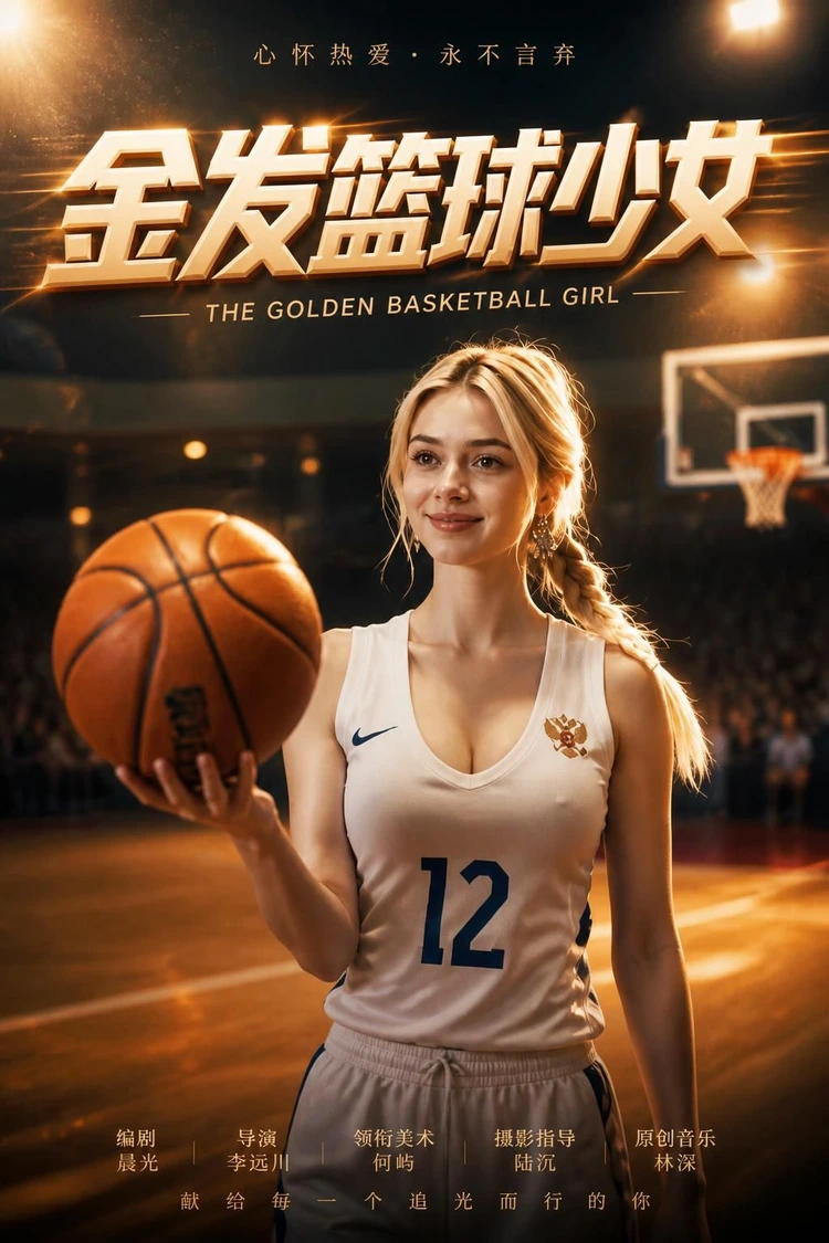《金发篮球少女》